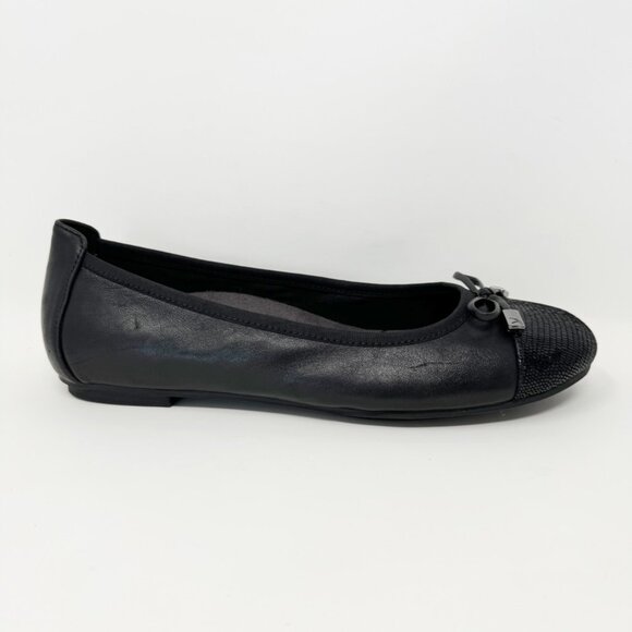 Vionic Womens Black Two toned Leather Ballet Flats Size 7.5 - Picture 3 of 9